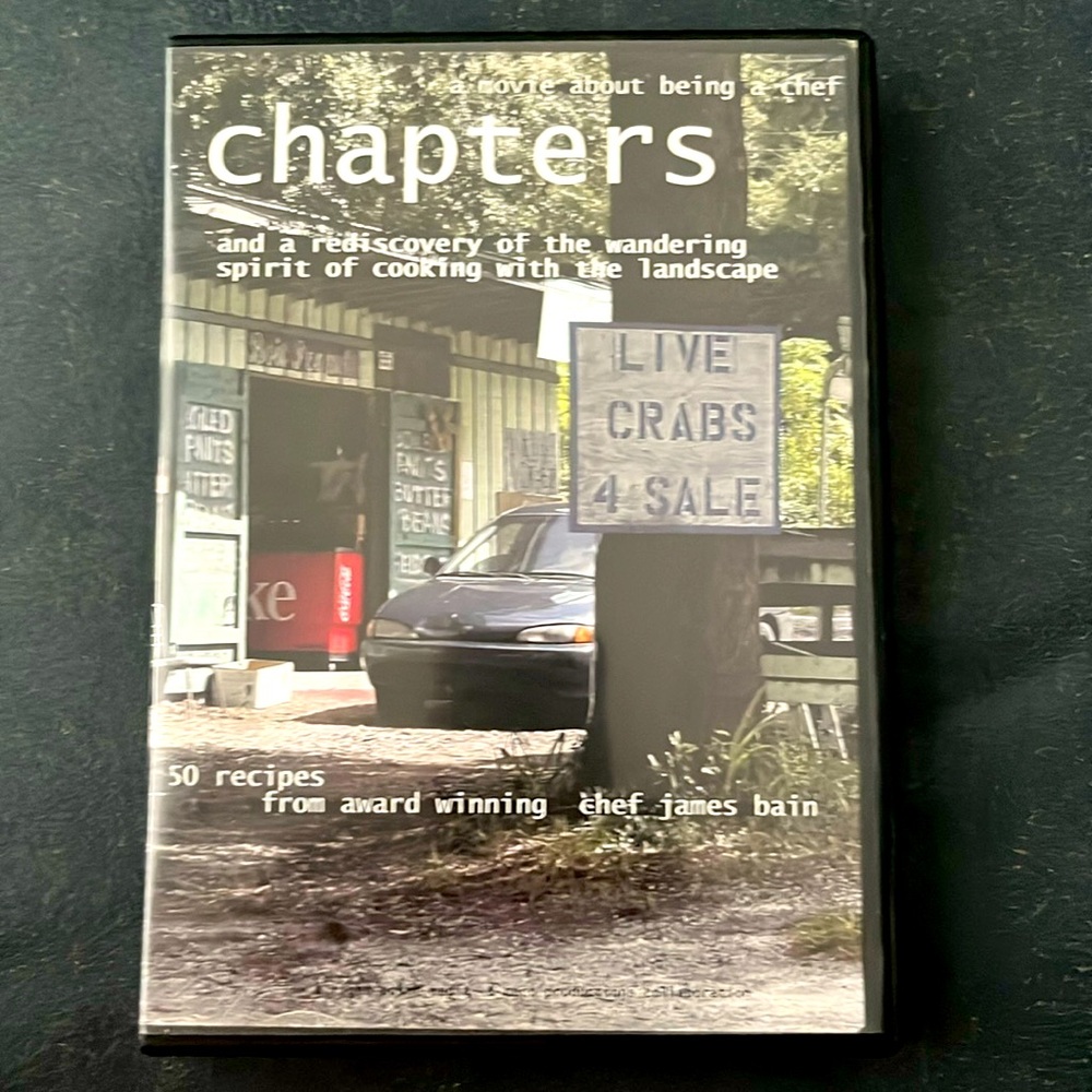 Chapters by Chef James Bain A Movie About Being A Chef DVD & Recipe Booklet HTF